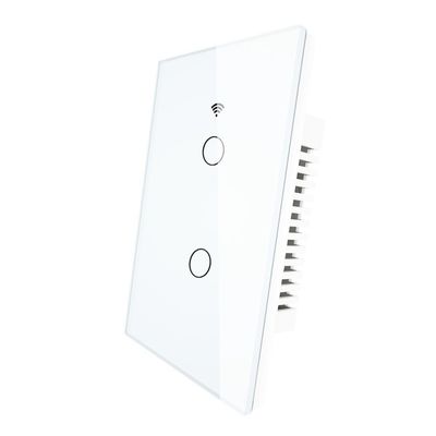 Тип 1 стеклянной панели касания общий/2/3/4 домов 10A 90-260V выключателя Wifi шатии умных