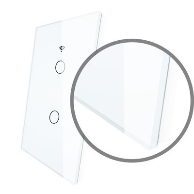 Тип 1 стеклянной панели касания общий/2/3/4 домов 10A 90-260V выключателя Wifi шатии умных