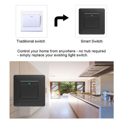 OEM переключателя стены Wifi кнопки шатии света 1 Tuya умный совместимый с Alexa/домом Google