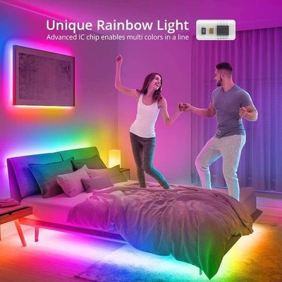 цвет синхронизации музыки прокладки света СИД 32.8ft RGB умный изменяя света прокладки СИД 7.2W/M