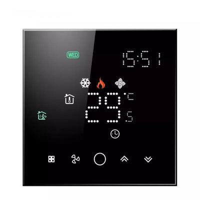 Умный термостат Wifi комнаты с сенсорным экраном удаленного датчика показывает Alexa и голевую передачу Google