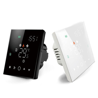 Умный термостат Wifi комнаты с сенсорным экраном удаленного датчика показывает Alexa и голевую передачу Google