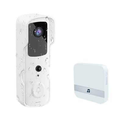 камера дверного звонока безопасностью 2.4G умная Hd Wifi с аудио ночного видения перезвона двухсторонним